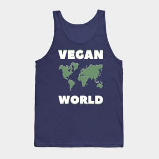 (Map of the) VEGAN WORLD Tank Top